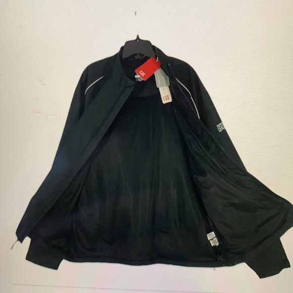 - * NEW* Cutter& Buck Black Water Repellent Golf Jacket Size XXL - Picture 7 of 9